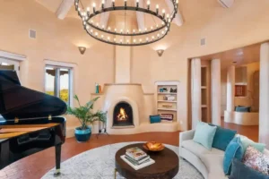 Living Room with Gas Fireplace